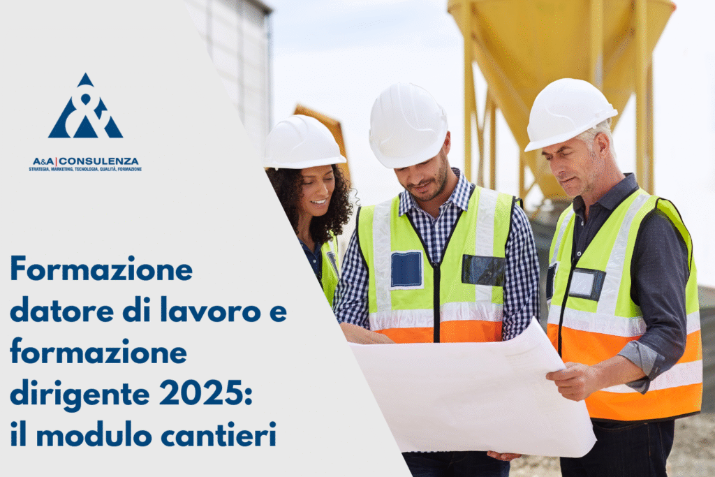 formazione datore di lavoro e dirigente modulo cantieri